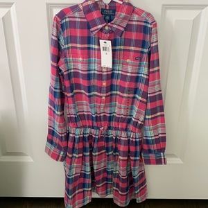 NWT plaid Polo dress